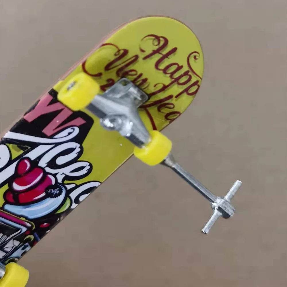 Mini trottinette à deux roues, 1 ensemble, jouets éducatifs pour enfants, trottinette à doigts, vélo, Skateboard, cadeau d'anniversaire pour garçons - Animaleriex