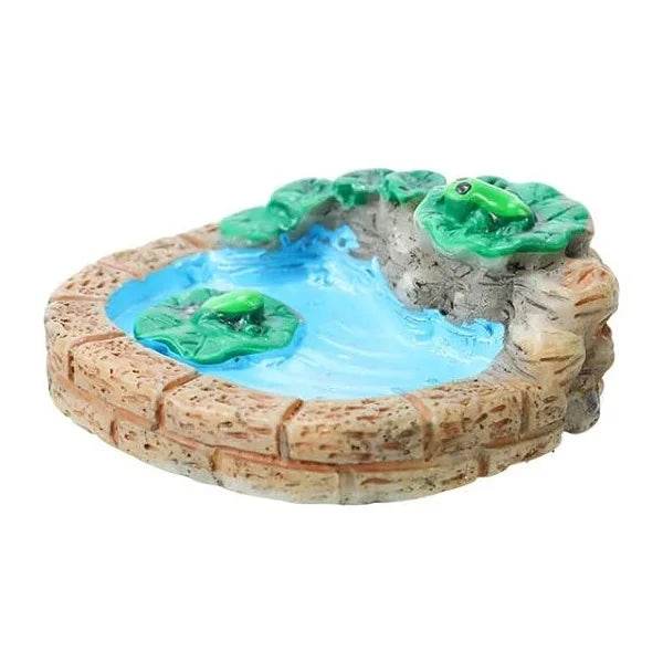 Accessoires de jardin féerique, puits d'eau de source miniatures, pont de bateau, ornement de Statue, Figurines de paysage, décor artisanal de jardin de maison - Animaleriex