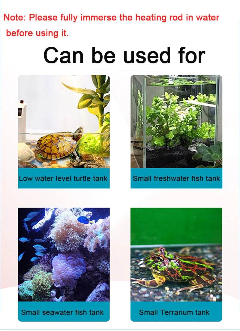 Mini tige chauffante USB pour petit Aquarium, 26 °C, température constante, Thermostat Submersible, 10W - Animaleriex