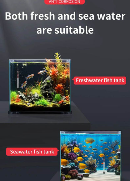 Tige chauffante à Thermostat à température réglable 110v-220v, 25W 50W 100W 200W 300W, Submersible pour Aquarium, réservoir de poissons, chaleur de l'eau - Animaleriex