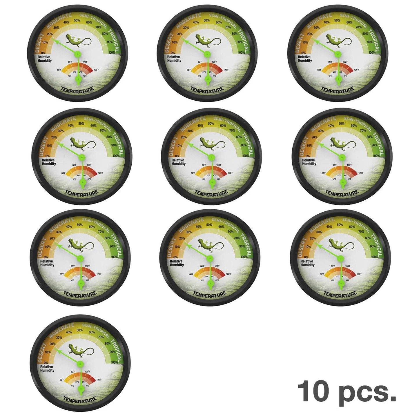 Hygromètres numériques de haute précision, hygromètres intérieurs et extérieurs, thermomètres pour serres et reptiles, 1 à 10 pièces - Animaleriex